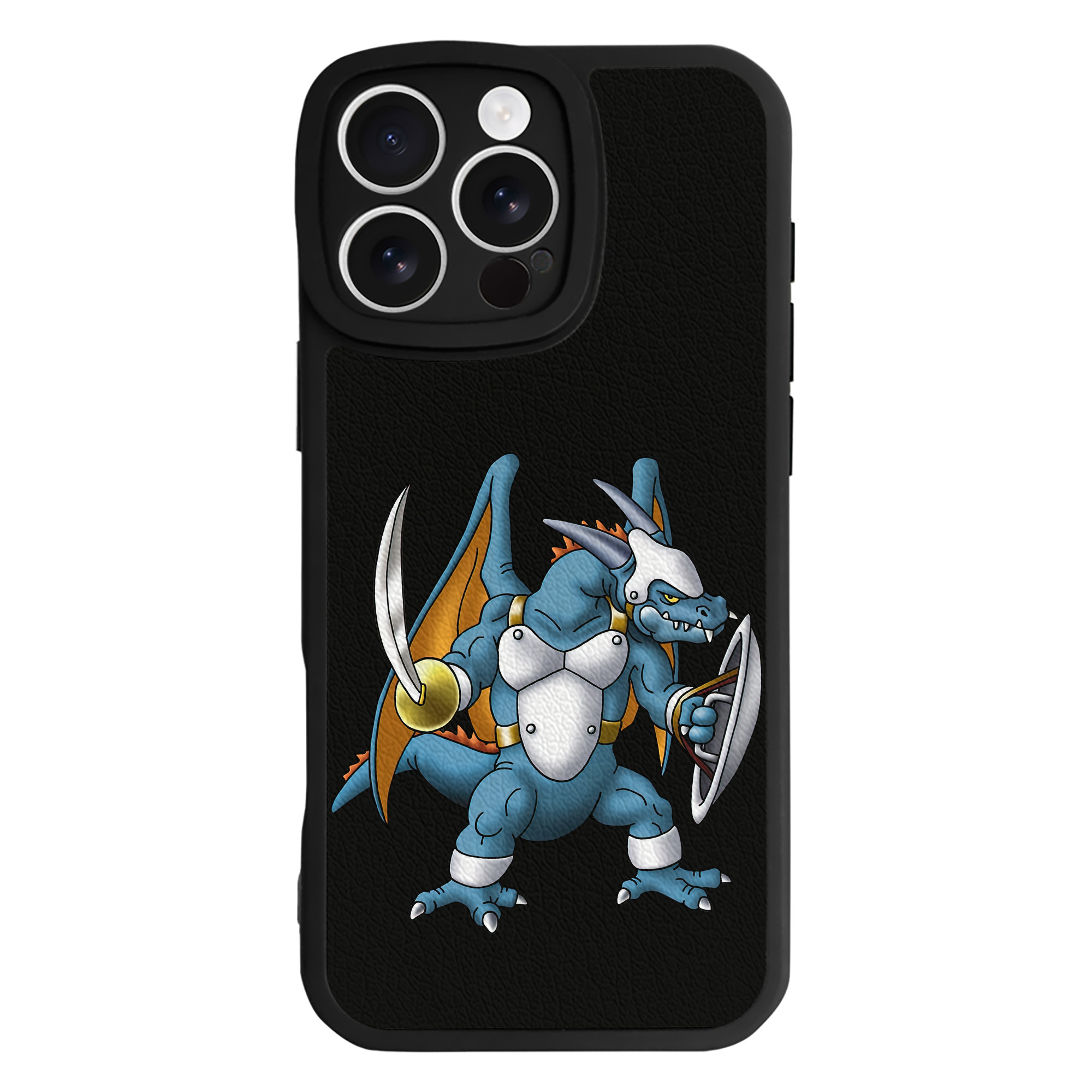 （画像用） ドラゴンクエスト Doragon Kuesuto Dragon Quest 【iPhone 16シリーズ対応】シリコンスマホケース（レザー調） 材質：シリコン